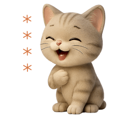 [LINEスタンプ] キジトラ・もふもふエモーション 