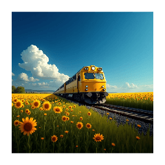 [LINEスタンプ] Scenic Landscapes ＆ Trains/風景と鉄道