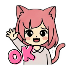 [LINEスタンプ] 新！使いやすいねこちゃんスタンプ