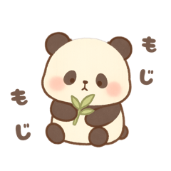 [LINEスタンプ] もこぱんださん 