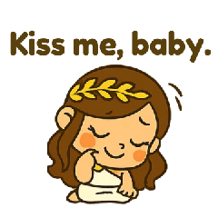 [LINEスタンプ] 国境を越える愛 – ギリシャの女神