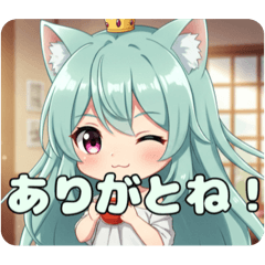 [LINEスタンプ] 新アイコンウインクみなみちゃんスタンプ