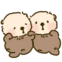 [LINEスタンプ] Cutie sea Otter Ottie