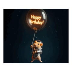[LINEスタンプ] 誕生日おめでとう！アニメーション