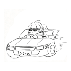 [LINEスタンプ] ねこ様と女 