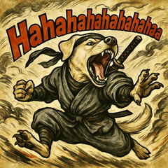 [LINEスタンプ] 忍々！忍者レトリーバー