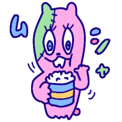 [LINEスタンプ] グミナイトビーバー 