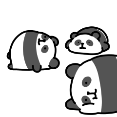 [LINEスタンプ] ぽっちゃりパンダぽんどぅ