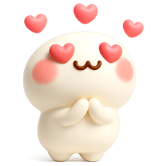 [LINEスタンプ] とびだす♪ぷくぷく3D♪まるにゃん♪