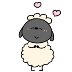 [LINEスタンプ] へんてこなひつじ カップルの会話