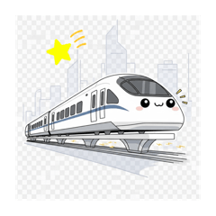 [LINEスタンプ] 未来のLINE鉄道