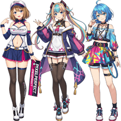 [LINEスタンプ] BIG★キャンペーンガール＆レーサー