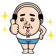 [LINEスタンプ] 父のつぶやきミニ動く！【毎日送りやすい】
