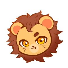 [LINEスタンプ] フェイスライオン