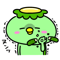 [LINEスタンプ] かっぱのおこりんぼ fetchpriority=high