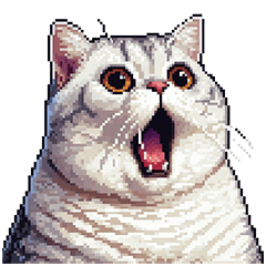 [LINEスタンプ] 無言で伝える太っちょキジシロ猫