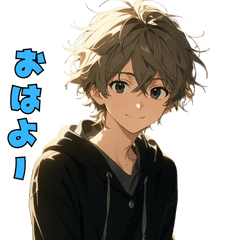 [LINEスタンプ] クールに決める！イケメン男子スタンプ