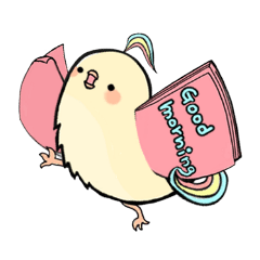 [LINEスタンプ] 手帳鳥あいさつ (タメ口、敬語時々英語)