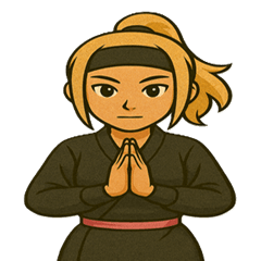 [LINEスタンプ] ギャル忍者