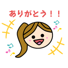 [LINEスタンプ] 女子かわいいスタンプ