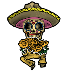 [LINEスタンプ] アンデッド動く⚰️カラベラ
