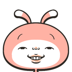 [LINEスタンプ] 表情筋豊かなうざ山うさ（リアクション） 