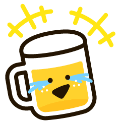 [LINEスタンプ] 動く！ゆるビール