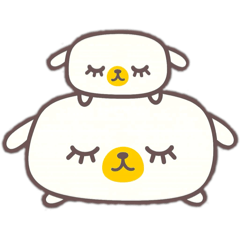 [LINEスタンプ] メイクファミリー 羊