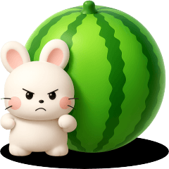 [LINEスタンプ] おはうさ再び【ダジャレでぷっくり3D】