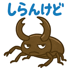 [LINEスタンプ] クワガタ虫の毎日使えるネガティブスタンプ