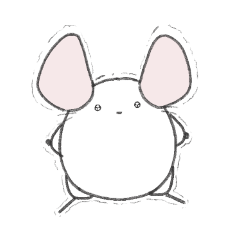 [LINEスタンプ] まるっとチンチラ①(ホワイト)