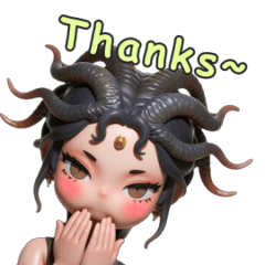 [LINEスタンプ] XinraBeat Q：魔力の少女Medira