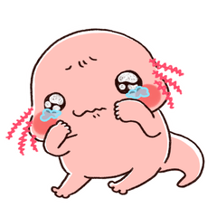 [LINEスタンプ] うぱもっちり:ネガティブ