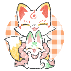 [LINEスタンプ] こんこんとうらぶスタンプ