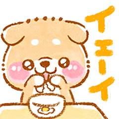 [LINEスタンプ] 動くこしばちゃん4❤️柴犬子育て児赤ちゃん