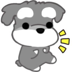 [LINEスタンプ] かわいいシュナ犬なんとなく動く2