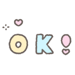 [LINEスタンプ] ゆる可愛い手書きのパステルカラースタンプ