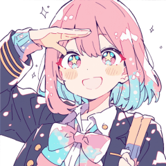 [LINEスタンプ] 女子高生の可愛い日常【パステルシリーズ】
