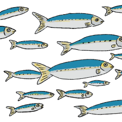[LINEスタンプ] 動く海の生き物