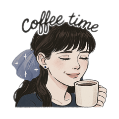 [LINEスタンプ] ず〜っと使える♡エレガントガール①