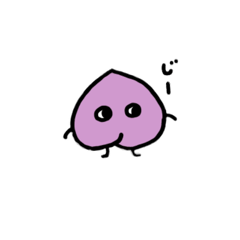 [LINEスタンプ] ももの子（静か）