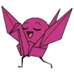 [LINEスタンプ] 折り鶴のワンダーランド