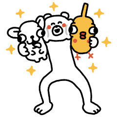 [LINEスタンプ] けたくま×Godgwawa fetchpriority=high