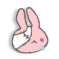 [LINEスタンプ] うさぎメンタル。