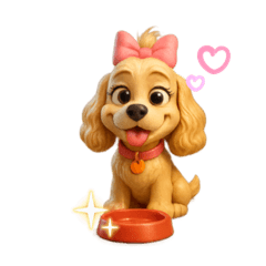 [LINEスタンプ] うちの子ミックス  アメコカ＆キャバリア