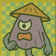 [LINEスタンプ] キラキラシール風からかさ小僧@SFW
