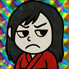 [LINEスタンプ] キラキラシール風うらめしお岩さん@SFW