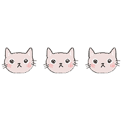 [LINEスタンプ] らくがき にゃんこ 3