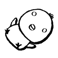 [LINEスタンプ] 毎日使える言い残し倒れひよこ