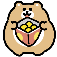 [LINEスタンプ] ぽっちゃりクマ 動くスタンプ